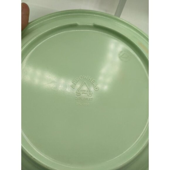 Vintage Arrowhead Diplomat Mint Green Small Plates Set Of 6 Plastic Durable Ever - Picture 2 of 3